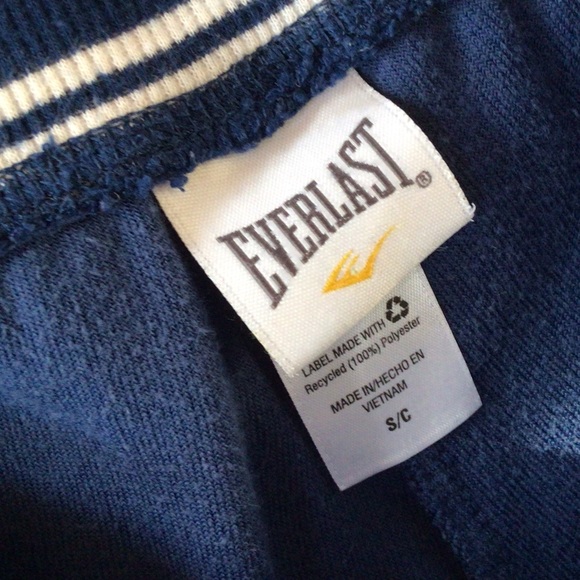 Everlast cotton Terry sweat pants, blue, size small - Picture 5 of 6